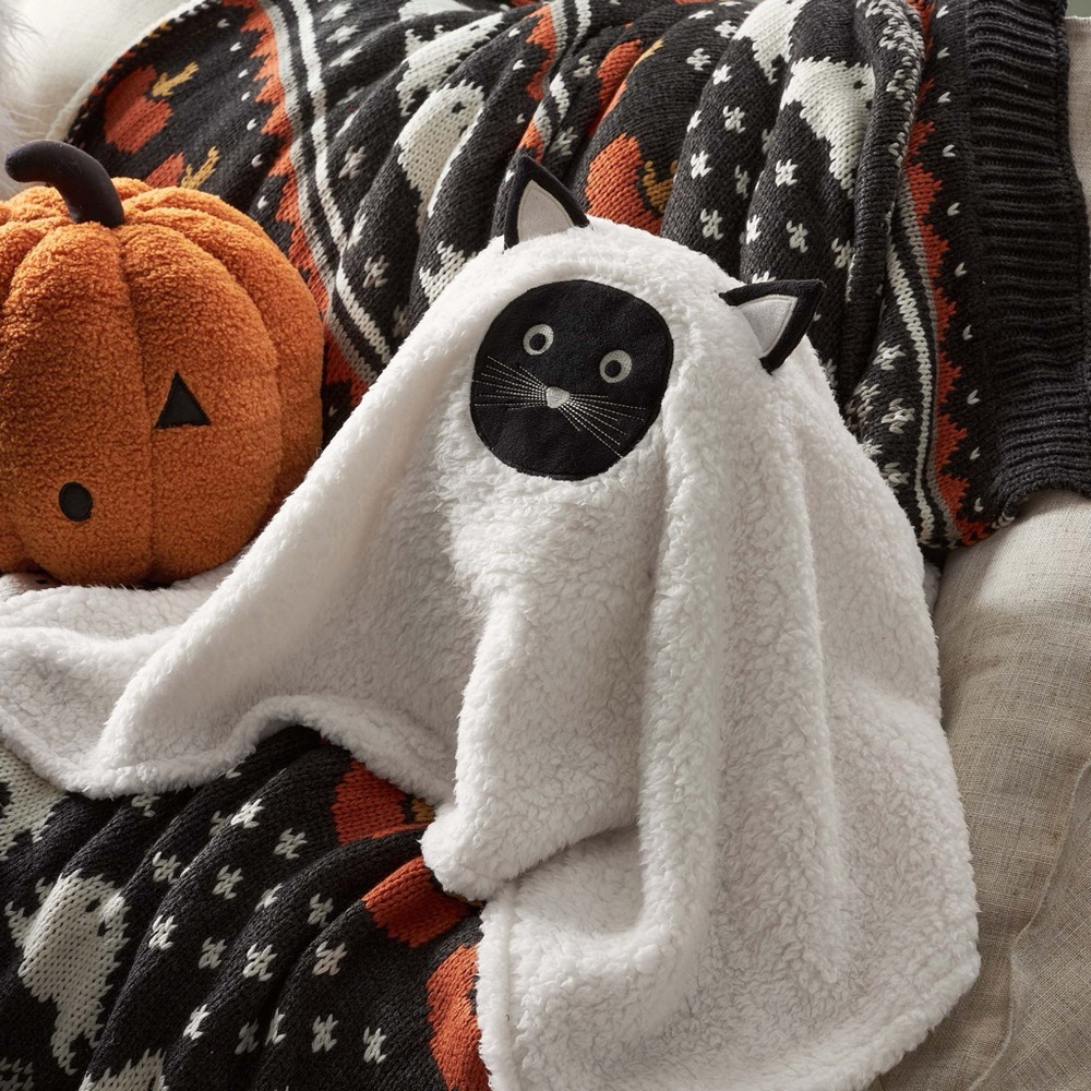 Pottery Barn Teen Scaredy Cat 🐈‍⬛ Pillow BNWT